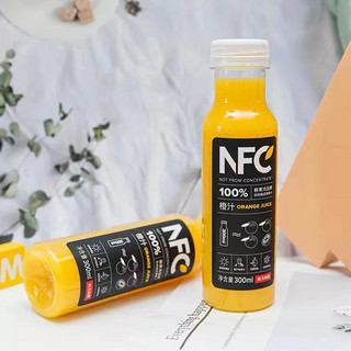 农夫山泉 NFC果汁300ml*10瓶鲜果压榨高浓度多口味纯果汁饮品饮料