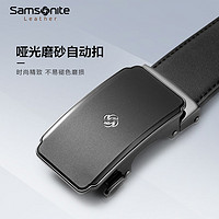 Samsonite 新秀丽 男士皮带商务自动扣皮质腰带品质年轻人裤腰带时尚裤带 NQ1