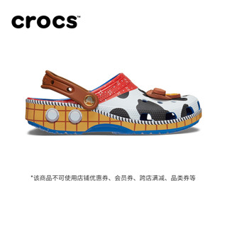 crocs 卡骆驰 经典玩具总动员胡迪洞洞鞋男沙滩鞋户包头拖鞋|209446