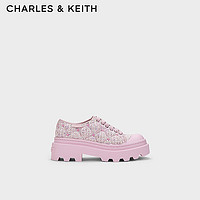 CHARLES&KEITH24春季爱心厚底系带运动鞋CK1-70900506 粉红色Pink 37