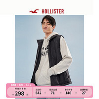 HOLLISTER经典人造绵羊毛皮内衬保暖工装夹克马甲背心男 355984-1 黑色 L (180/108A)