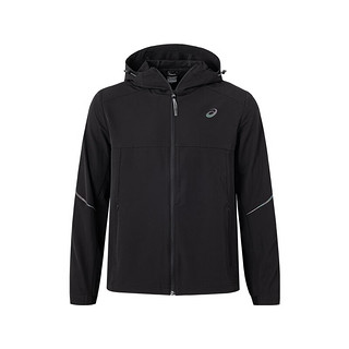 亚瑟士ASICS男子运动夹克反光跑步时尚百搭舒适运动上衣 2011D070-001 黑色 3XL