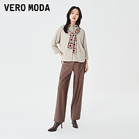 VERO MODA 衬衫女2023春夏新款披肩两件套宽松七分袖气质日系▲