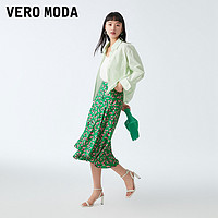 VERO MODA 半身裙时尚休闲度假风甜美蝴蝶图案印花法式