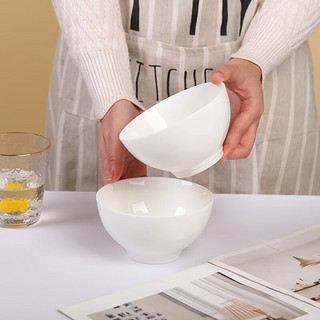 新 品釉下陶瓷碗具套装2只装陶瓷餐具碗欧式米饭碗汤碗