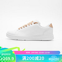 DECATHLON 迪卡侬 运动休闲鞋女款小白鞋防水轻便通勤鞋WSKS(23新)白米色39 4857586