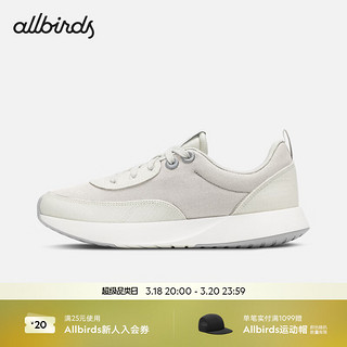 allbirds Courier复古阿甘跑鞋厚底运动休闲男女拼接鞋 灰白拼色 42 男码（偏大）