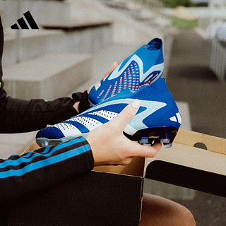 adidas阿迪达斯PREDATOR ACCURACY+ FG男女硬天然草坪足球鞋 深蓝色/白色/浅蓝色 46(285mm)