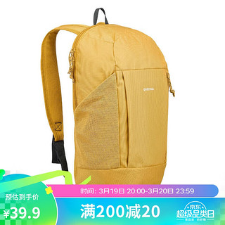 DECATHLON 迪卡侬 双肩包背包男书包10L柠檬黄-4773405