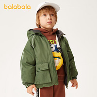 88VIP：巴拉巴拉 童装儿童羽绒服女童外套男童秋冬保暖连帽上衣潮幼童