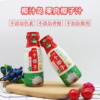 椰汁岛 一个椰子果肉椰子汁生榨椰汁植物蛋白饮料饮品230ml*10瓶整箱