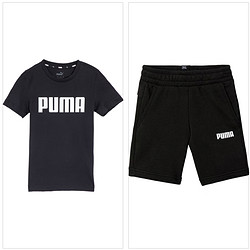 PUMA 彪马 男童运动休闲短裤 ESS SWEAT SHORT 847629