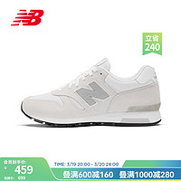 new balance 官方休闲鞋男鞋女鞋轻便舒适透气百搭565系列情侣运动鞋 浅灰 ML565EW1 37.5 (脚长23cm)