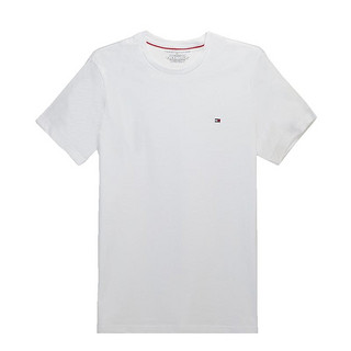 TOMMY HILFIGER 汤米希尔费格新款男装男士小logo刺绣圆领短袖T恤09T3139 Tommy男T