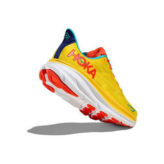 HOKA ONE ONE男鞋跑步鞋Clifton 9运动鞋时尚缓冲轻盈舒适网面透气 Bellwether Blue/Dazzlin1 7