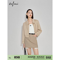 伊芙丽（eifini）伊芙丽短外套1F2110351 米驼色 170/92A/XL