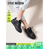 STEVE MADDEN/思美登2024春季厚底休闲运动老爹鞋女 AVENTURA 黑色 35