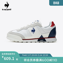 le coq sportif 乐卡克 法国公鸡女款2024春季休闲运动鞋L241WCNS0120 白蓝红/AAD 36