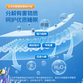 雅兰（AIRLAND）【治愈系】Mer童床垫乳胶黄麻硬床垫独袋弹簧床垫 海洋之芯 海洋之芯 1.2*2m