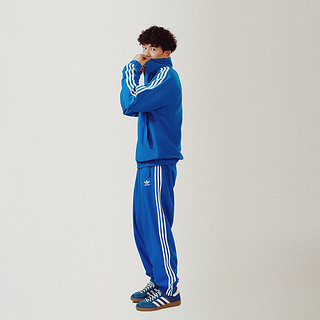 adidas运动夹克外套男装春季阿迪达斯三叶草IT2496 三叶草蓝 L