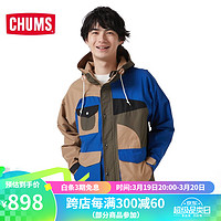 CHUMS 洽洽鸟 潮流户外男女款连帽派克服外套登山服休闲夹克CH04-1385 C078 XL