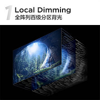 TCL 55/65/75英寸 百级分区背光 HDR1000 120Hz3+32G