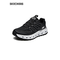 斯凯奇（SKECHERS）女士缓震户外运动鞋耐磨抓地徒步鞋180055 黑色/白色/BKW 39