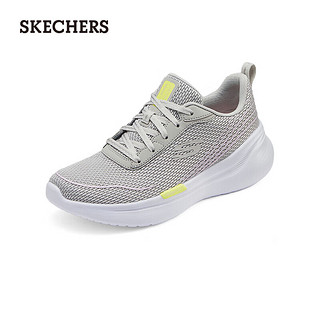 斯凯奇（SKECHERS）云迹跑步鞋女高回弹透气柔软舒适休闲运动鞋150221 灰色/多彩色/GYMT 37