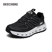 斯凯奇（SKECHERS）女士缓震户外运动鞋耐磨抓地徒步鞋180055 黑色/白色/BKW 37