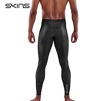 SKINS 思金斯 S3 Long Tights 男士长裤 中度压缩裤 登山越野跑步运动健身裤 星灿黑 M