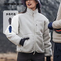 DECATHLON 迪卡侬 手套冬季女保暖手套毛线手机男冬天骑车防寒羊毛触摸屏ODG