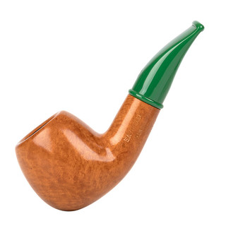 沙芬（SAVINELLI）意大利迷你小号手工石楠木过滤烟斗P364便携626苹果实木烟斗 【迷你小号-626斗型-Green】