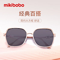 mikibobo 潮流太陽鏡！出行防UV 多邊修顏 偏光墨鏡 米白色框