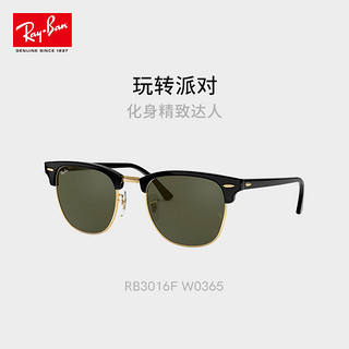 RayBan雷朋太阳镜半框墨镜眼镜0RB3016玳瑁镜框玻璃