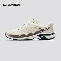 salomon 薩洛蒙 男女同款 戶外運動舒適透氣輕量潮流穿搭越野跑鞋 XT-WINGS 2 香草色