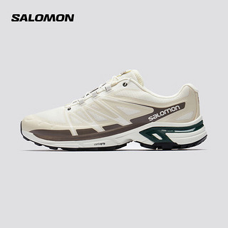 萨洛蒙（Salomon）男女款 户外运动舒适透气轻量潮流穿搭越野跑鞋 XT-WINGS 2 香草色 472878 8 (42)