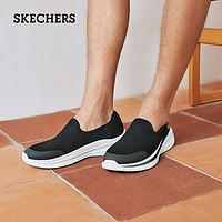 斯凯奇（SKECHERS）健步鞋春季男士透气网布轻薄舒适耐穿简约鞋子210943 42.5