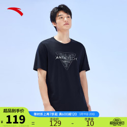 anta安踏男短袖t恤2024春季运动上衣针织t恤152327114