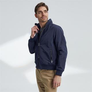 NAUTICA 诺帝卡 男装春秋面料立领隐藏帽夹克外套JO2101