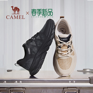 骆驼（CAMEL）户外运动鞋2024春季轻弹休闲鞋耐磨舒适男鞋 G14S161095 卡其 39