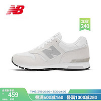 new balance 官方休闲鞋男鞋女鞋轻便舒适透气百搭565系列情侣运动鞋 浅灰 ML565EW1 37 (脚长22.5cm)