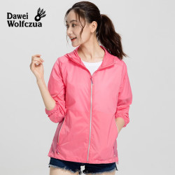 WOLFCZUADAWEI 狼爪大卫 超薄防晒服  1873女浅粉