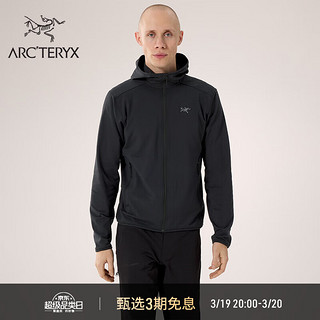 ARC’TERYX始祖鸟 KYANITE LIGHTWEIGHT HOODY 轻量 男子 抓绒衫 Black/黑色 L