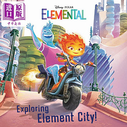 现货 Disney/Pixar Exploring Element City! 迪士尼：疯狂元素城 英文原版 进口图书 儿童绘本 故事图画书 精品绘本