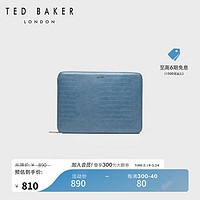 Ted Baker2024春季女士浅蓝色仿鳄鱼皮电脑包267539 浅蓝色 中包