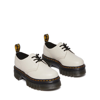 马丁（DR.MARTENS）Audrick 3i Shoe 时尚软皮3孔马丁单鞋 米灰色 37