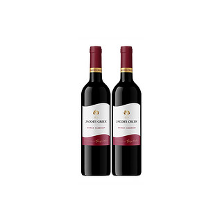 杰卡斯经典西拉加本纳干红葡萄酒红酒750ml*2阿根廷套装