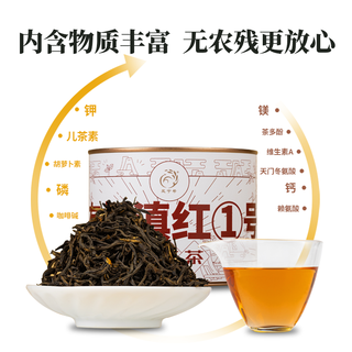 春茶凤宁号有机滇红1号新茶叶特级花蜜香罐装云南凤庆滇红