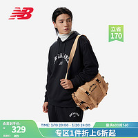 new balance 官方卫衣24新款男款简约舒适潮流百搭连帽卫衣 BK MT41916 L