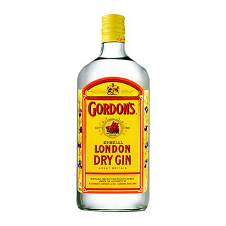 Gordon’s 格顿 金酒洋酒蒸馏酒杜松子基酒 格顿金酒 750mL 1瓶 南非